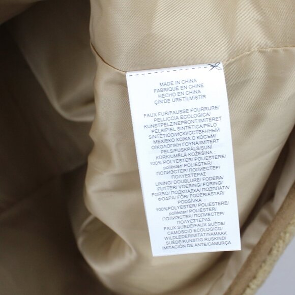 NEW LAUREN RALPH LAUREN Shawl Collar Faux Shearling Coat - Picture 12 of 12